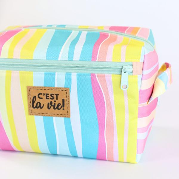 Nähset Boxybag 'Maxi' - Summerfeeling inkl. Labelset 'C'est la vie!'