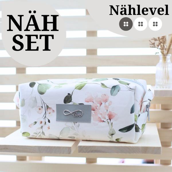 Nähset Boxybag 'Medium' - Eukalyptus korall