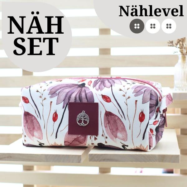 Nähset Boxybag 'Medium' - Purple