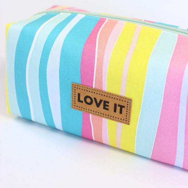 Nähset Boxybag 'Medium' - Summerfeeling inkl. Labelset 'C'est la vie!'