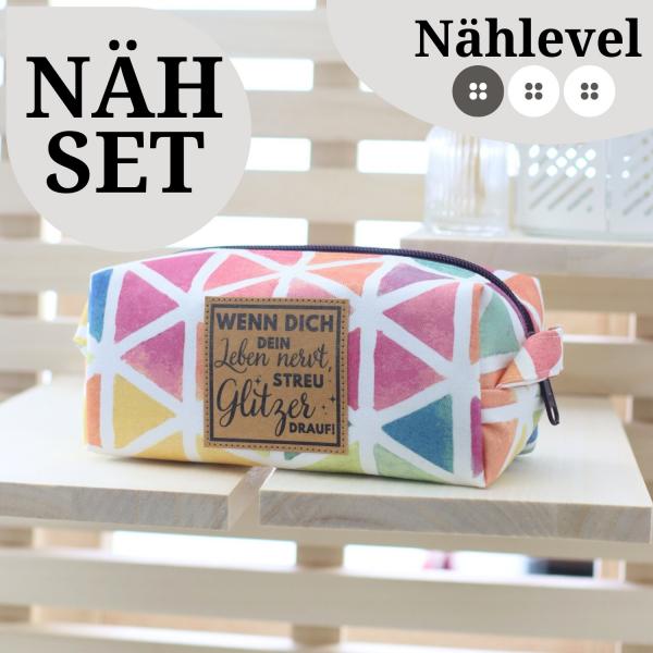 Nähset Boxybag 'Mini' - Geo inkl. Labelset 'C'est la vie!'