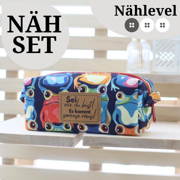 Nähset Boxybag 'Mini' - Froschkönig inkl. Labelset 'Crazy'