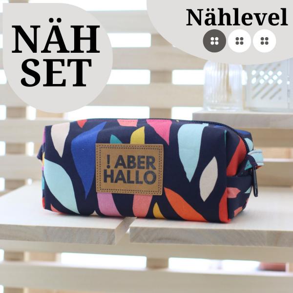 Nähset Boxybag 'Mini' - Farbenfroh inkl. Labelset 'Statement'