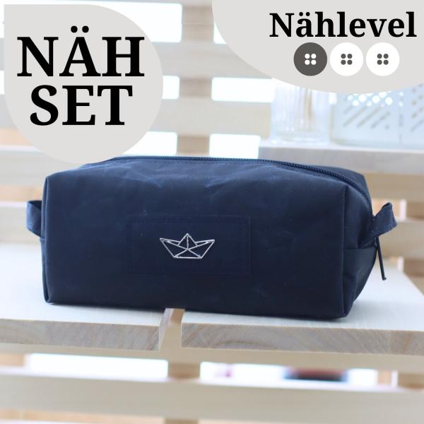 Nähset Boxybag 'Mini' - Waxed Ocean