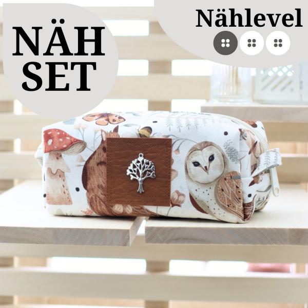 Nähset Boxybag 'Mini' - Waldtiere