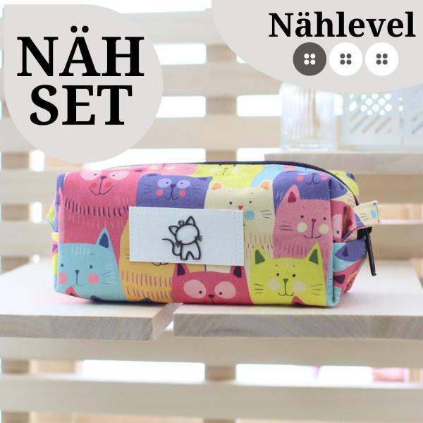 Nähset Boxybag 'Mini' - Mietzekatze