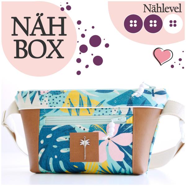 Nähbox Gürteltasche 'Ida' - Tropical