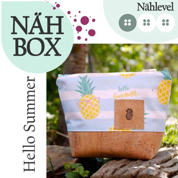 Nähbox Kosmetiktasche - Hello Summer