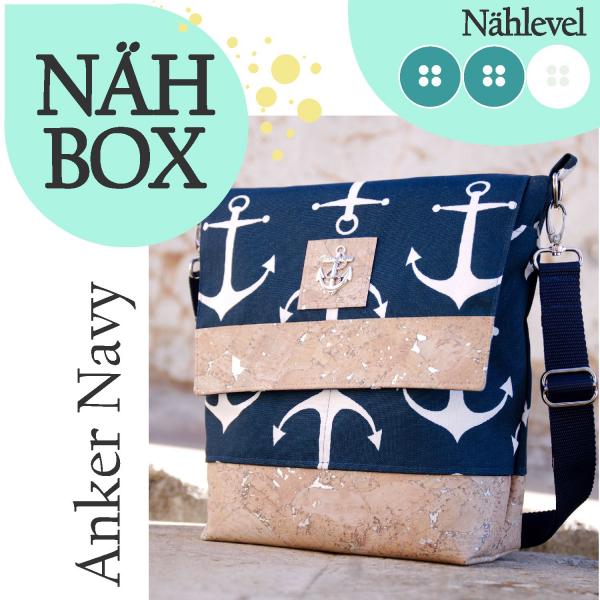 Nähbox 'Amber' - Anker Navy