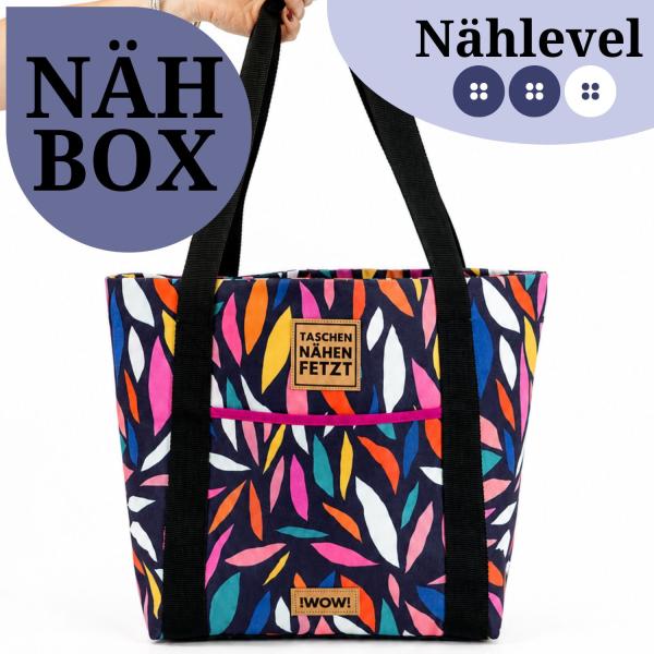 Nähset Tasche 'Leni' - Farbenfroh inkl. Labelset 'Statement'