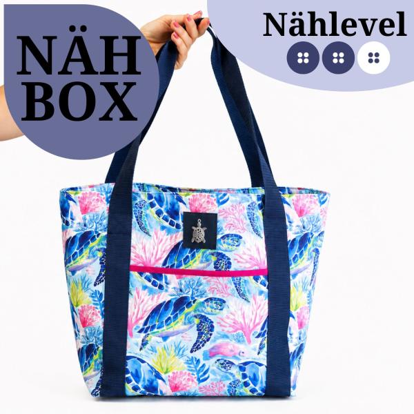 Nähset Tasche 'Leni' - Lagune
