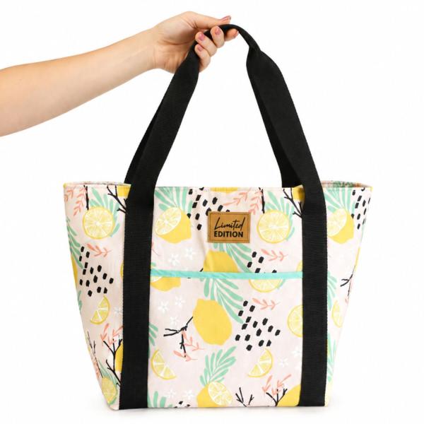 Preview: Nähset Tasche 'Leni' - Lemon Pop inkl. Labelset 'Crazy'