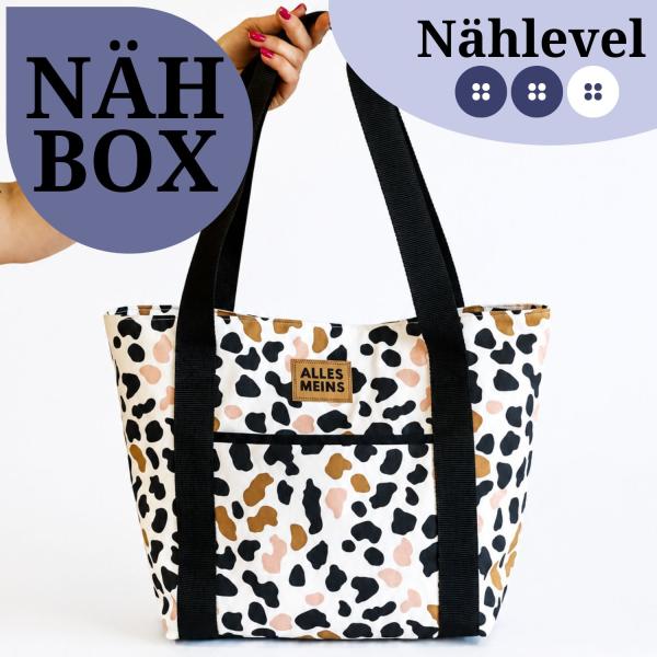 Nähset Tasche 'Leni' - Leo inkl. Labelset 'Nähliebe'