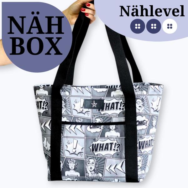Nähset Tasche 'Leni' - Comic Ladies