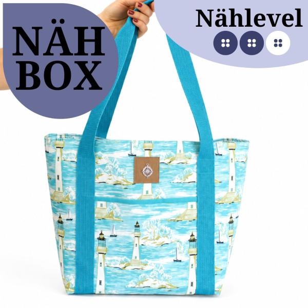 Nähset Tasche 'Leni' - Leuchtturm