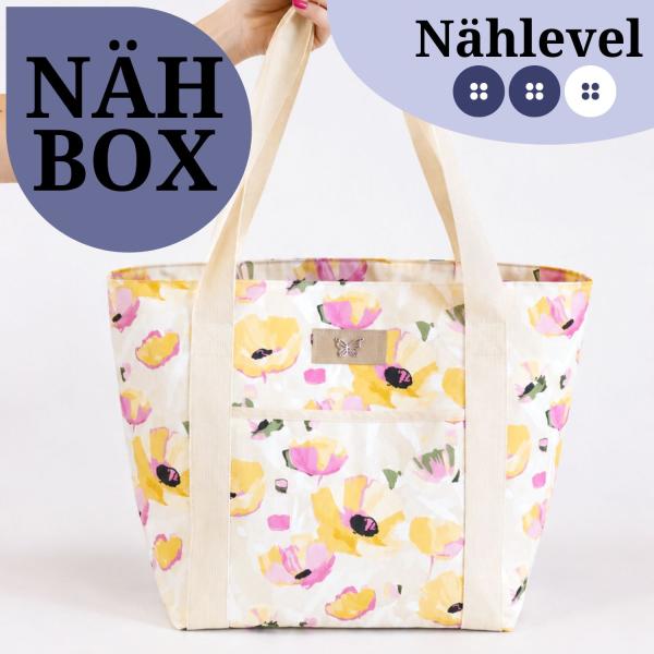 Nähset Tasche 'Leni' - Mohnblumen
