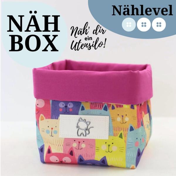 Nähset Utensilo groß - Mietzekatze