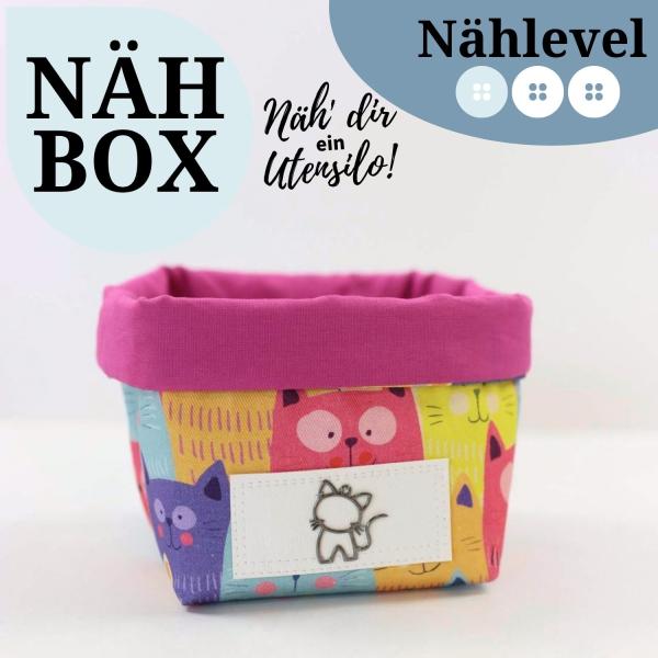 Nähset Utensilo klein - Mietzekatze