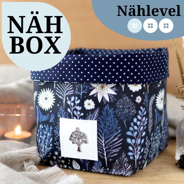 Nähset Utensilo groß - Winterblumen