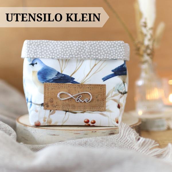 Nähset Utensilo groß & klein - Wintervögel