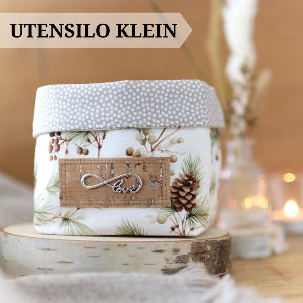 Nähset Utensilo groß & klein - Tannenzapfen natur