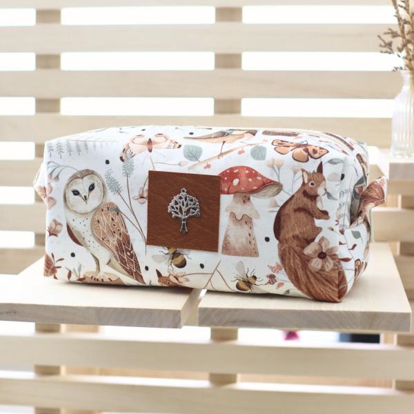 Preview: Nähset Boxybag 'Medium' - Waldtiere