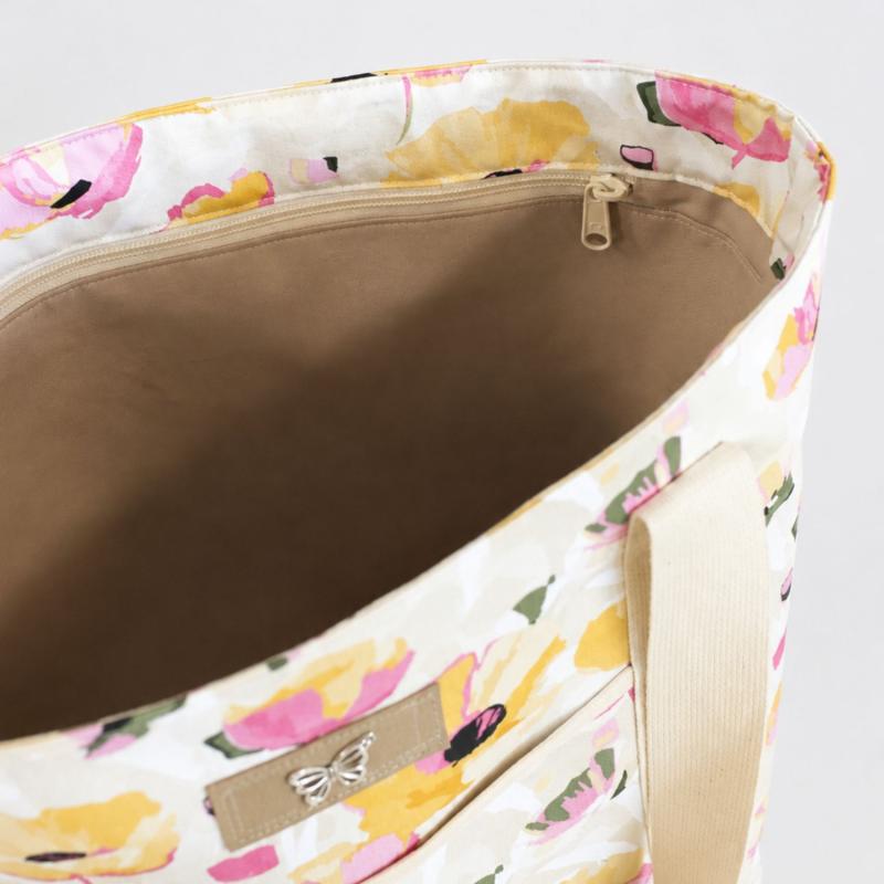 Nähset Tasche 'Leni' - Mohnblumen