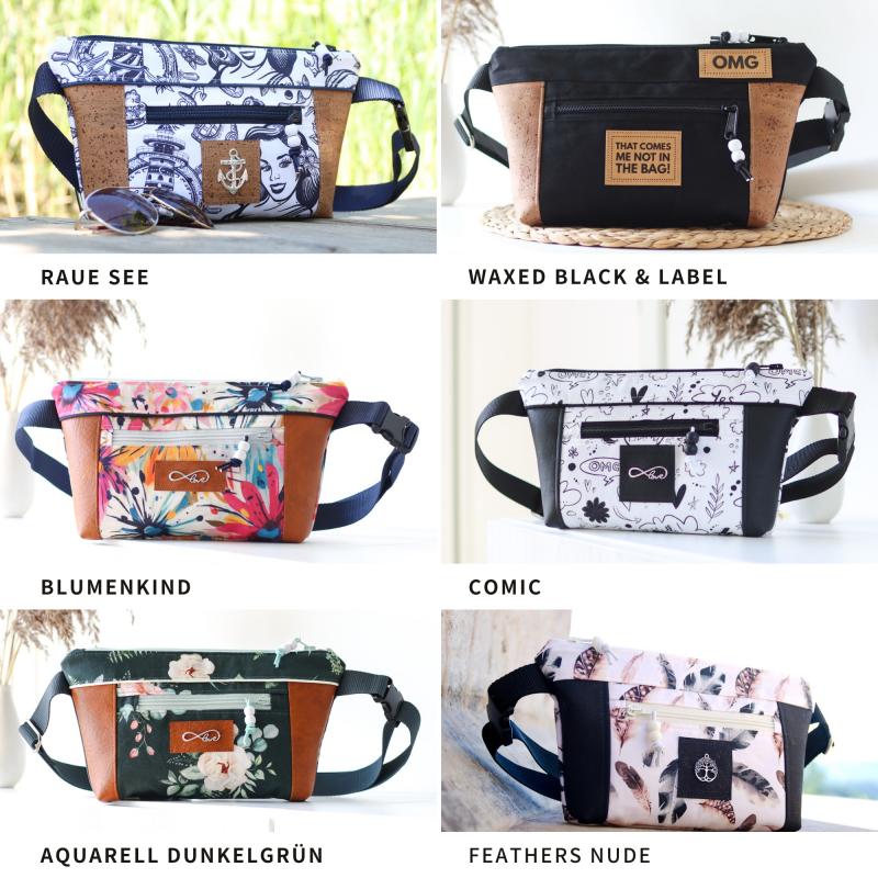 Weihnachtsbox mit Gürteltaschen-Nähset