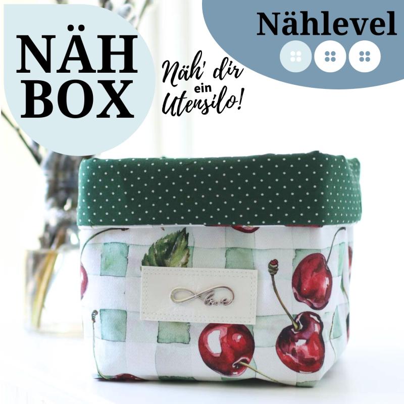 Nähset Utensilo groß - Kirschenliebe