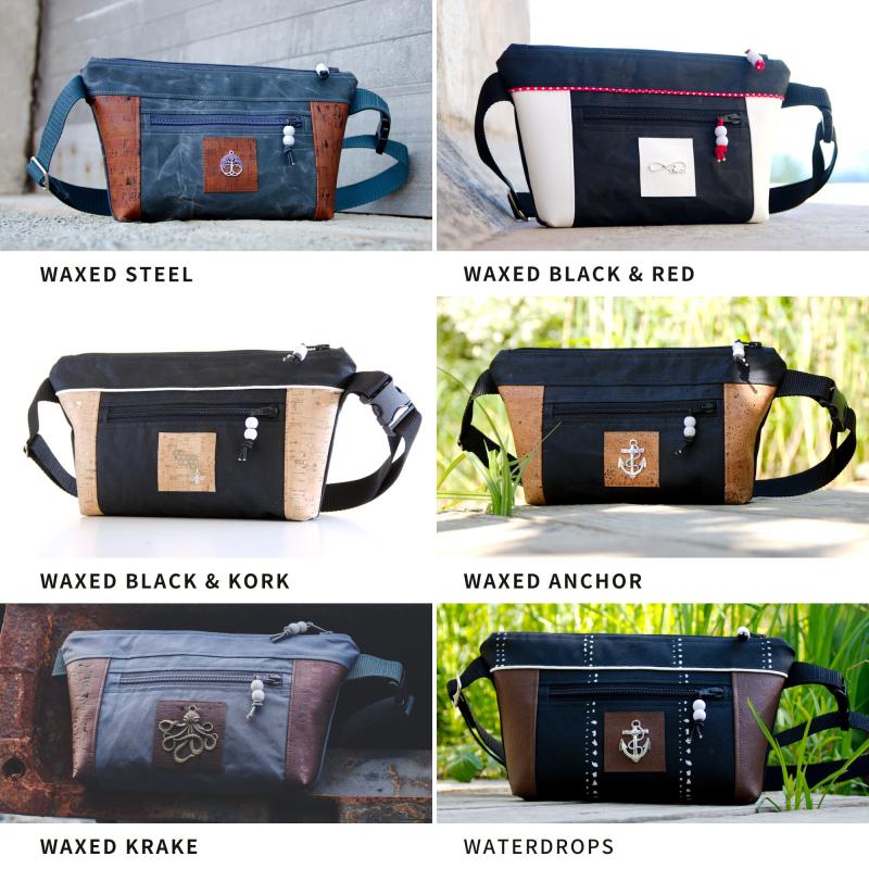 Weihnachtsbox mit Gürteltaschen-Nähset