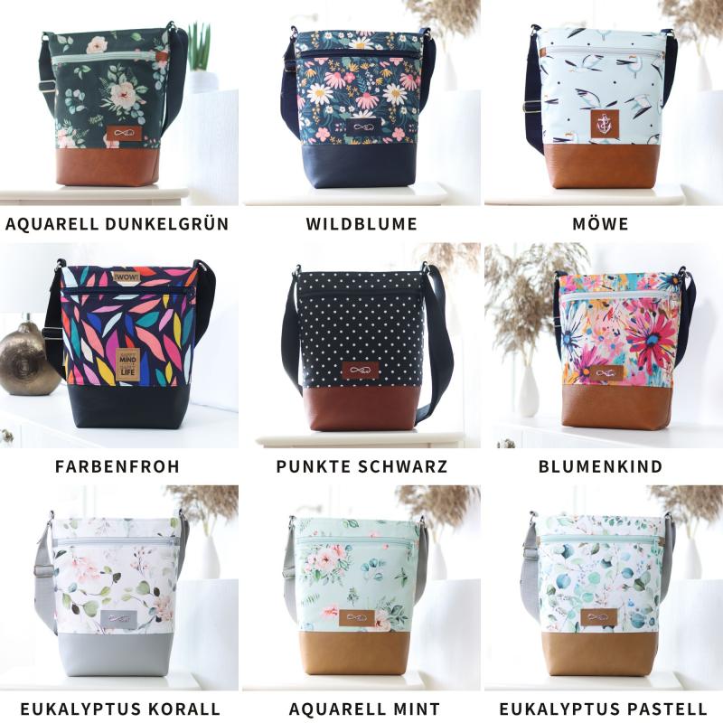 Große Weihnachtsbox mit Umhängetaschen- & Geldbörsen-Nähset