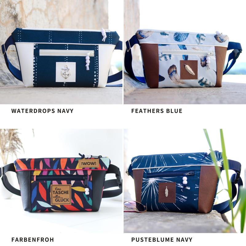 Weihnachtsbox mit Gürteltaschen-Nähset