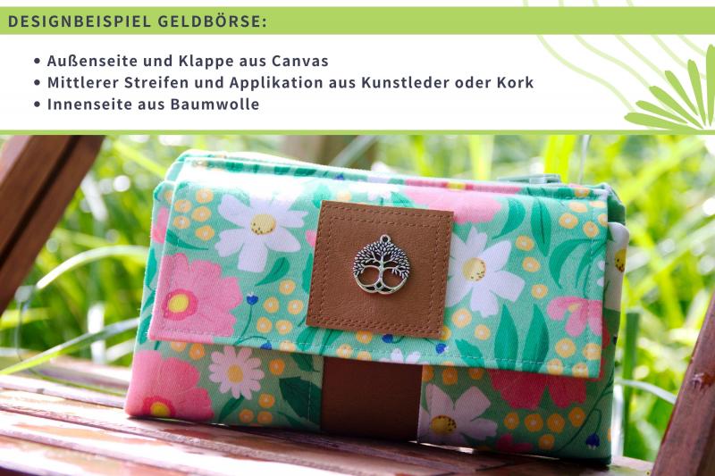 Nähbox 'Smaragd Geldbörse' - Summertime