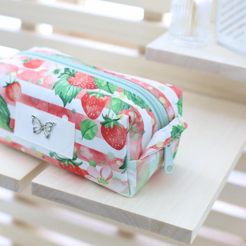 Nähset Boxybag 'Mini' - Erdbeere