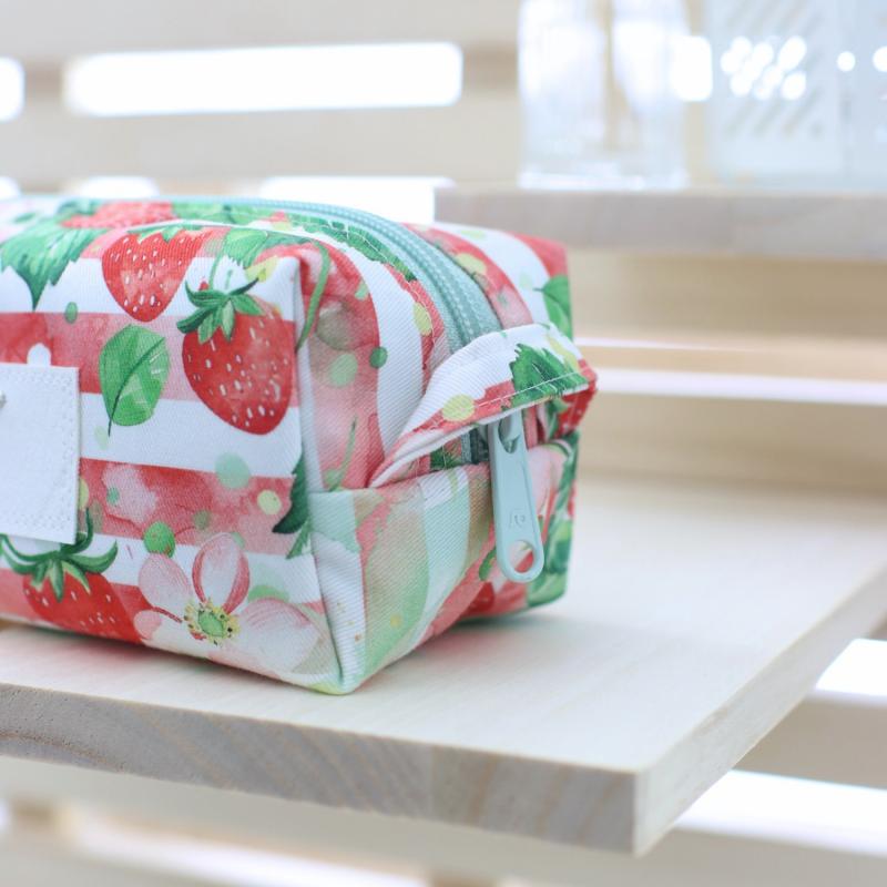 Nähset Boxybag 'Mini' - Erdbeere