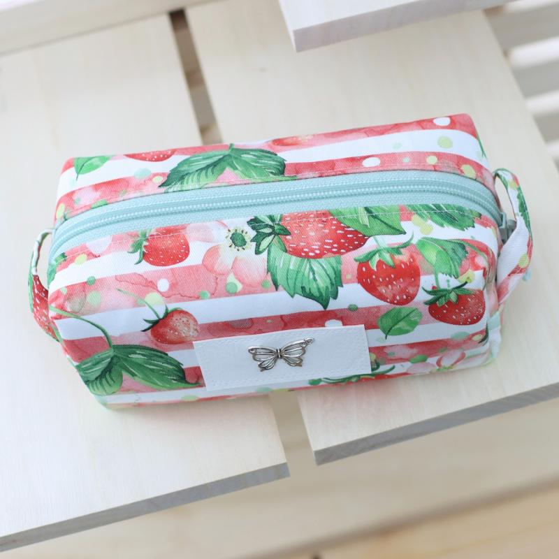 Nähset Boxybag 'Mini' - Erdbeere