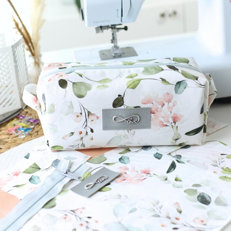 Nähset Boxybag 'Medium' - Eukalyptus korall