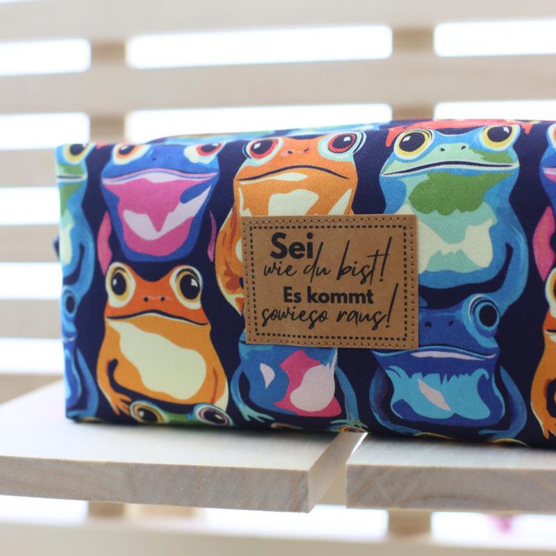 Nähset Boxybag 'Medium' - Froschkönig inkl. Labelset 'Crazy'