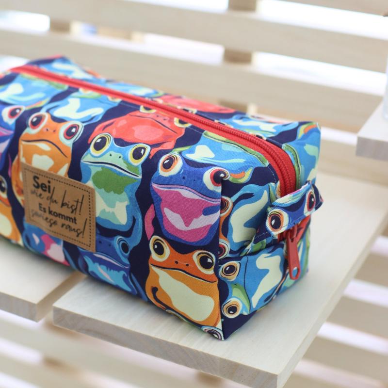 Nähset Boxybag 'Medium' - Froschkönig inkl. Labelset 'Crazy'