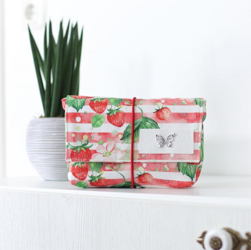 Nähset Minibag - Erdbeere
