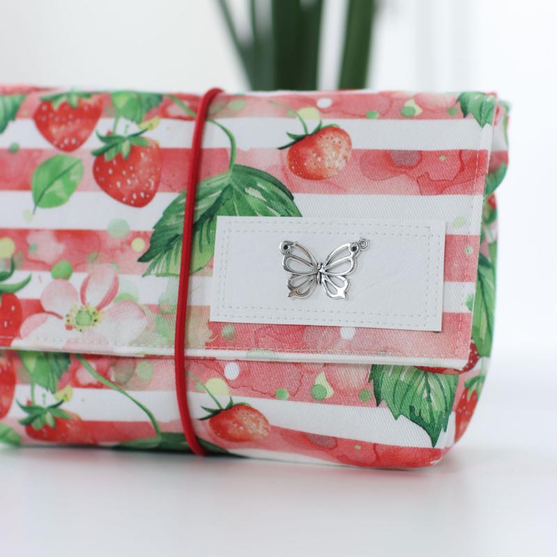 Nähset Minibag - Erdbeere