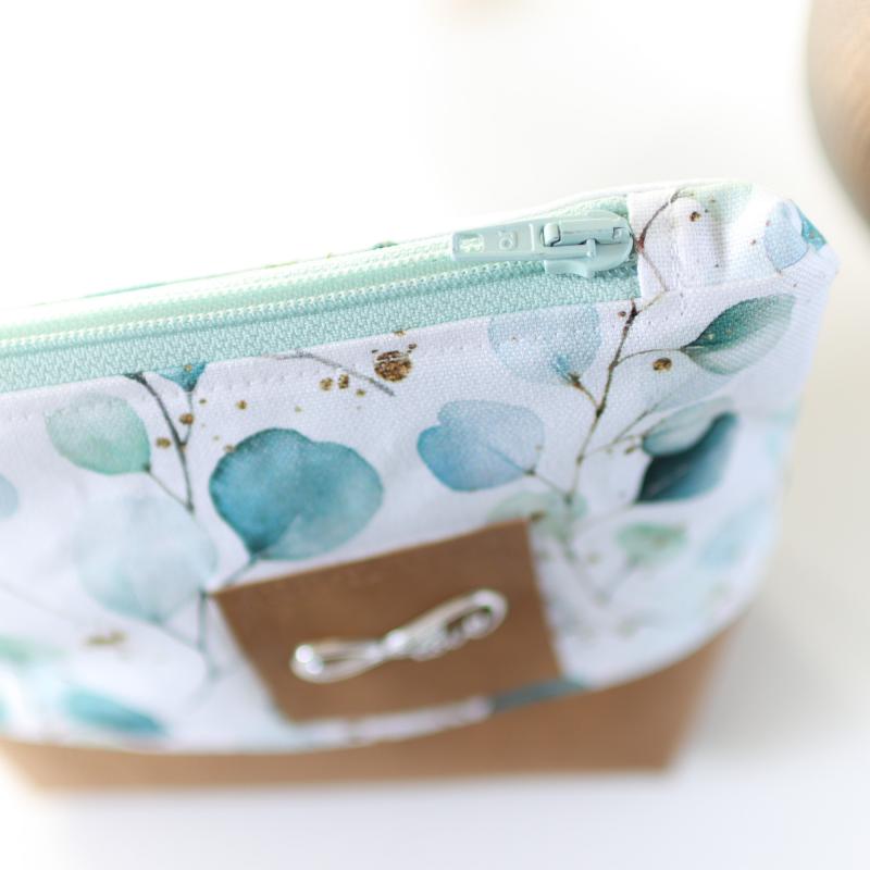 Nähbox Kosmetiktasche - Eukalyptus Mint