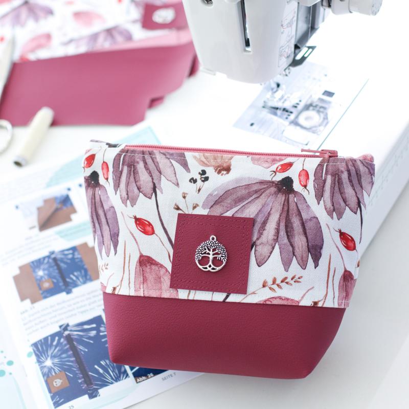 Nähbox Kosmetiktasche - Purple