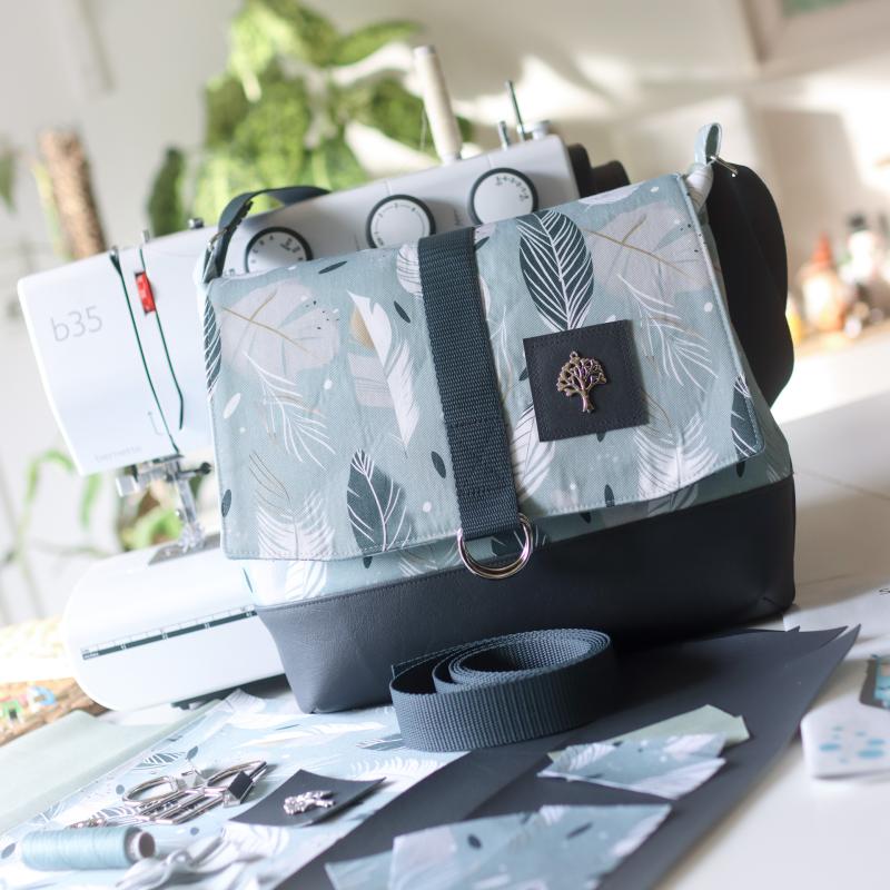Nähset Tasche 'Katie' - Feathers Mint