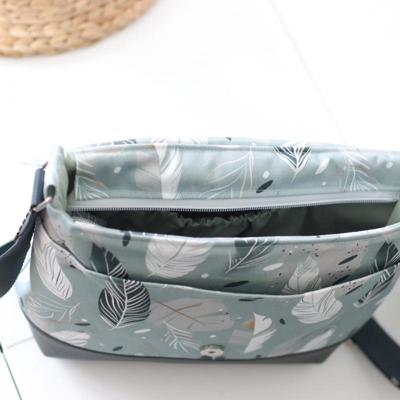 Nähset Tasche 'Katie' - Feathers Mint