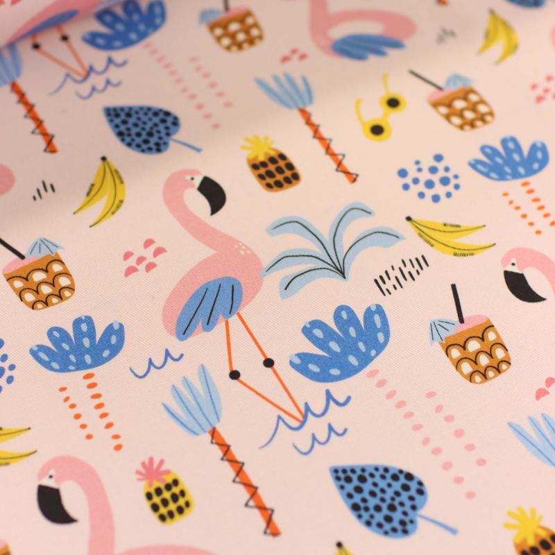 Canvas Eigenproduktion 'Flamingo'
