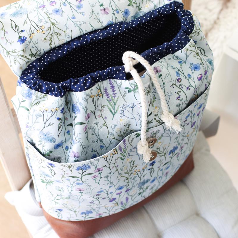 Nähbox Rucksack - Vergiss mein nicht - Mint