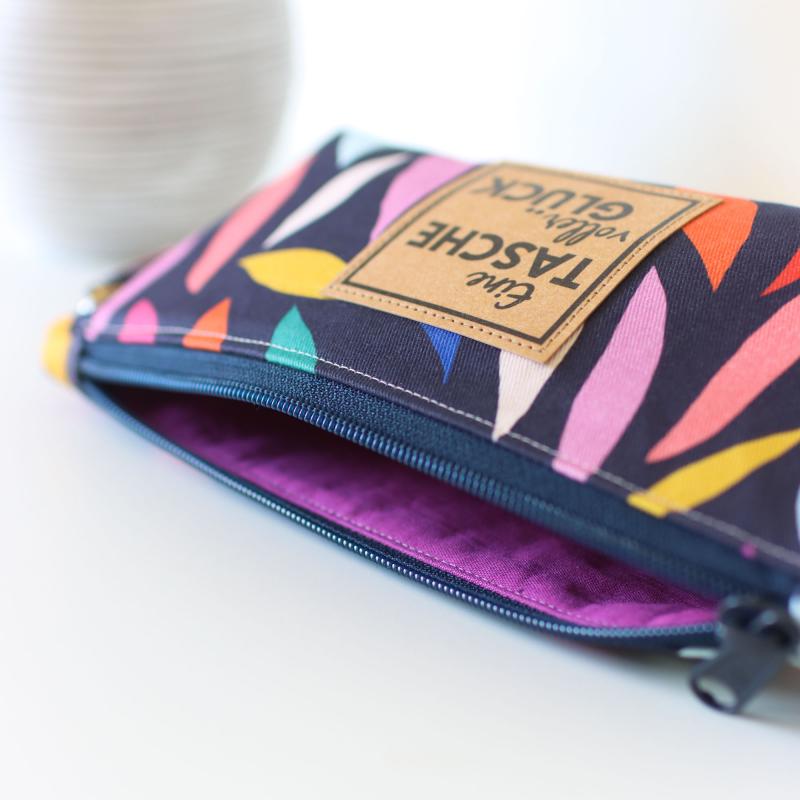 Nähset Zipperbag - Farbenfroh inkl. Labelset 'Statement'