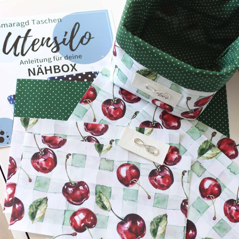 Nähset Utensilo groß - Kirschenliebe