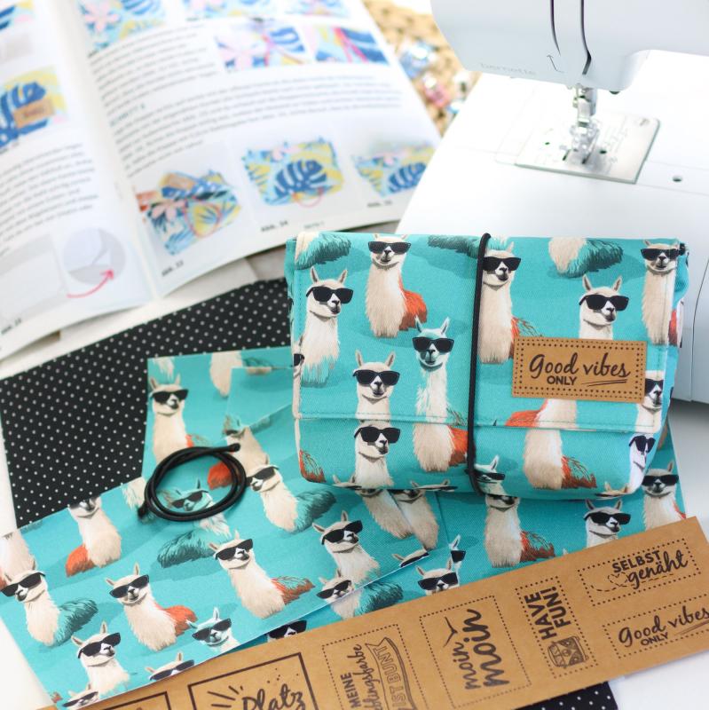 Nähset Minibag - Lama inkl. Labelset 'Fun'